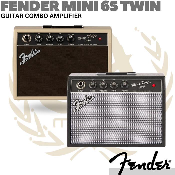 Fender Mini 65 Twin Amplifier | Speaker Gitar Elektrik Spiker