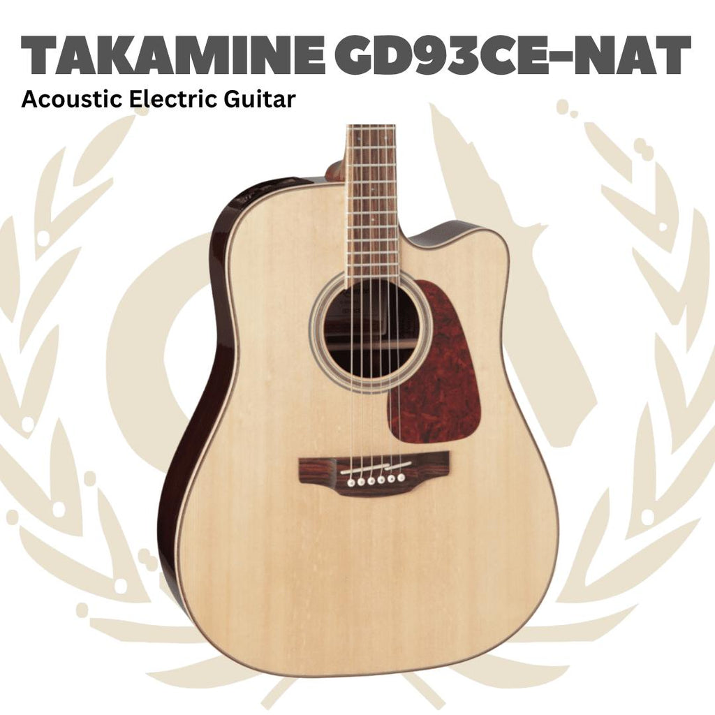 Takamine GD93CE-NAT Acoustic Electric Guitar - Gitar Akustik Elektrik GD93CE NAT