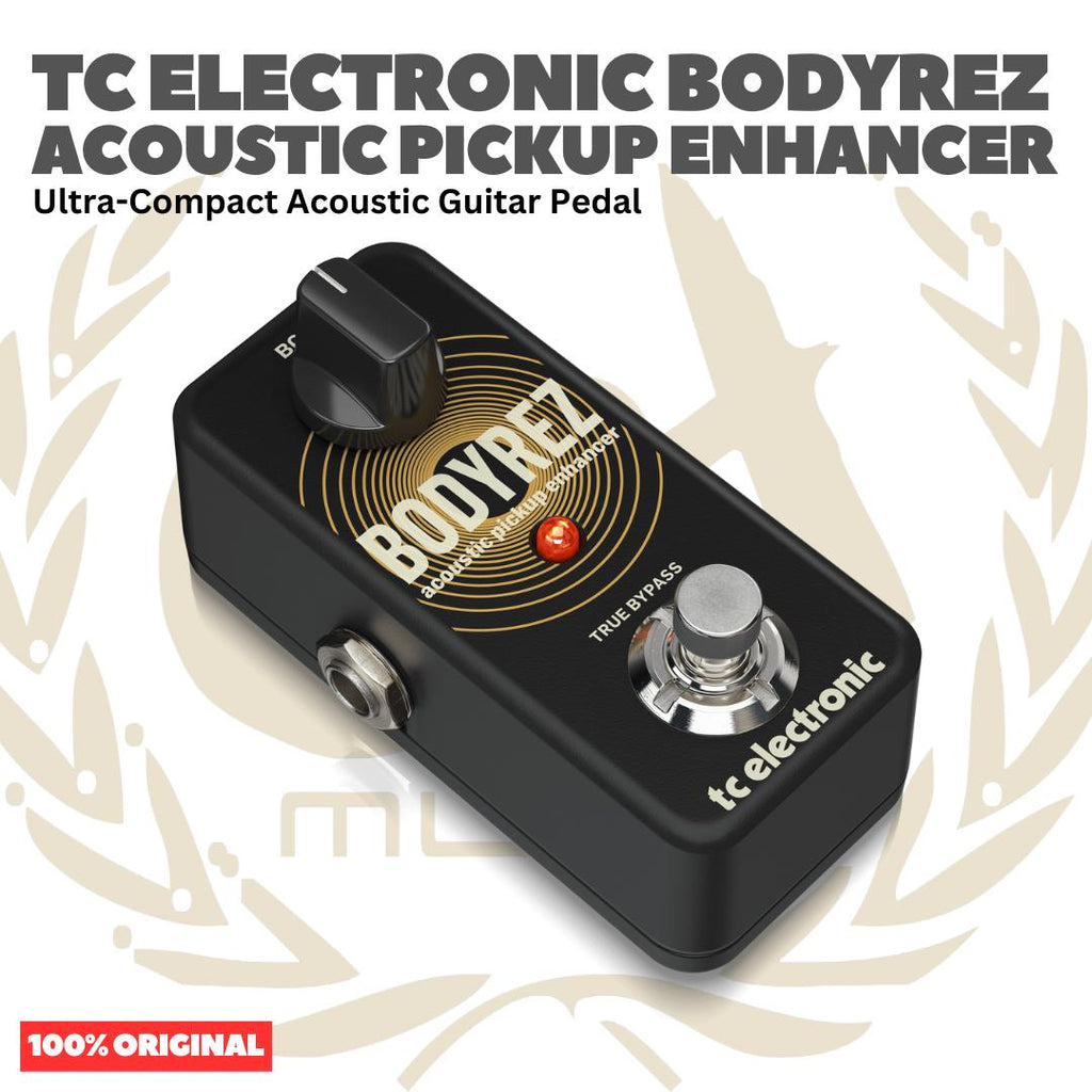 TC Electronic Bodyrez Acoustic Pickup Enhancer Ultra-Compact Acoustic Guitar Pedal - Efek Gitar Pedal Original Asli