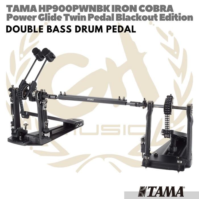 TAMA HP900PWNBK Iron Cobra Power Glide Double Pedal Black Out Edition