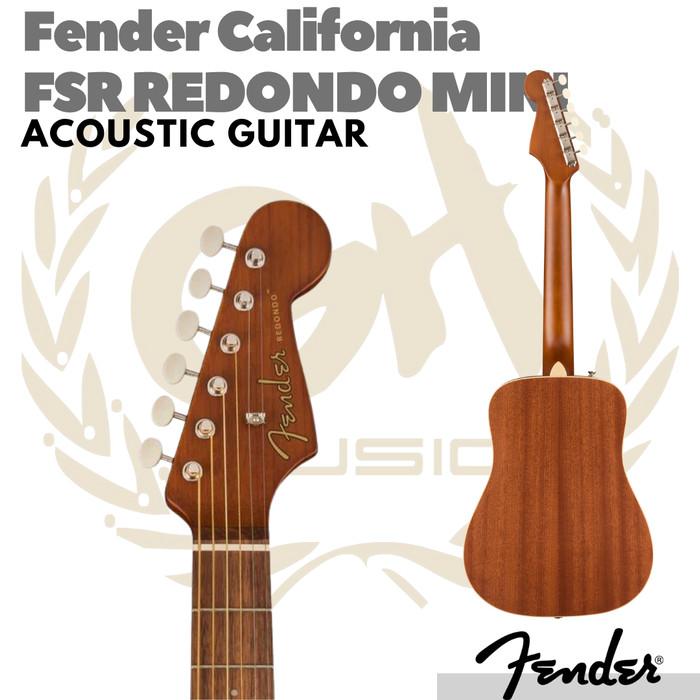 Fender FSR California Redondo Mini Acoustic Guitar Free Softcase Gitar Akustik