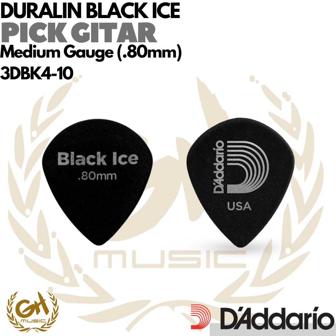 D'ADDARIO DURALIN DURAGRIP BLACK ICE - PICK GITAR BASS