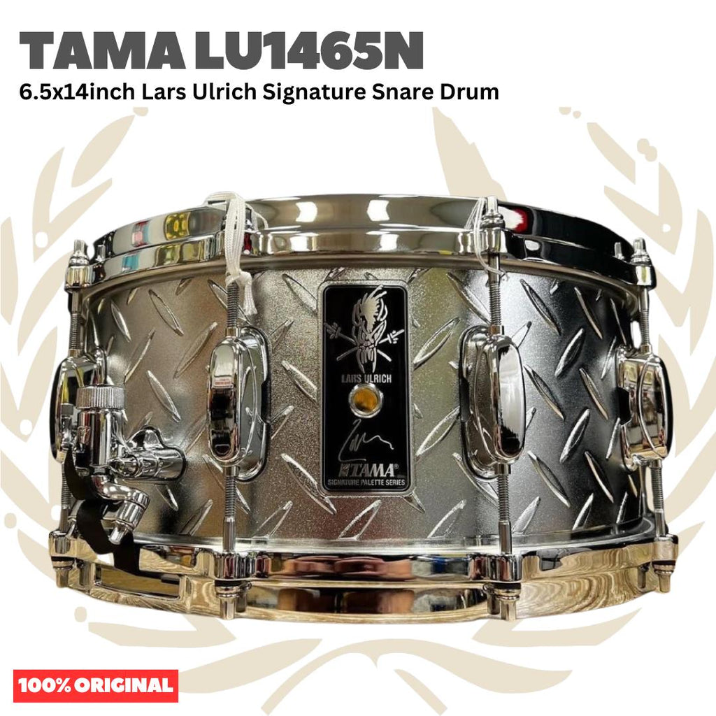 TAMA LU1465N 6.5x14inch Lars Ulrich Signature Snare Drum - Senar Drum Drummer Metalica Signatur Original Asli