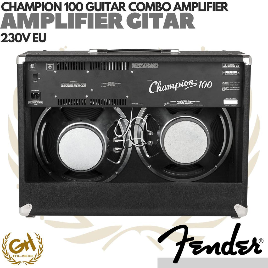 Fender Champion 100 Guitar Combo Amplifier, 230V EU | Ampli Gitar