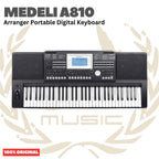 MEDELI A810 61-Keys Arranger Portable Digital Keyboard - A-810 Keyboard Original Asli