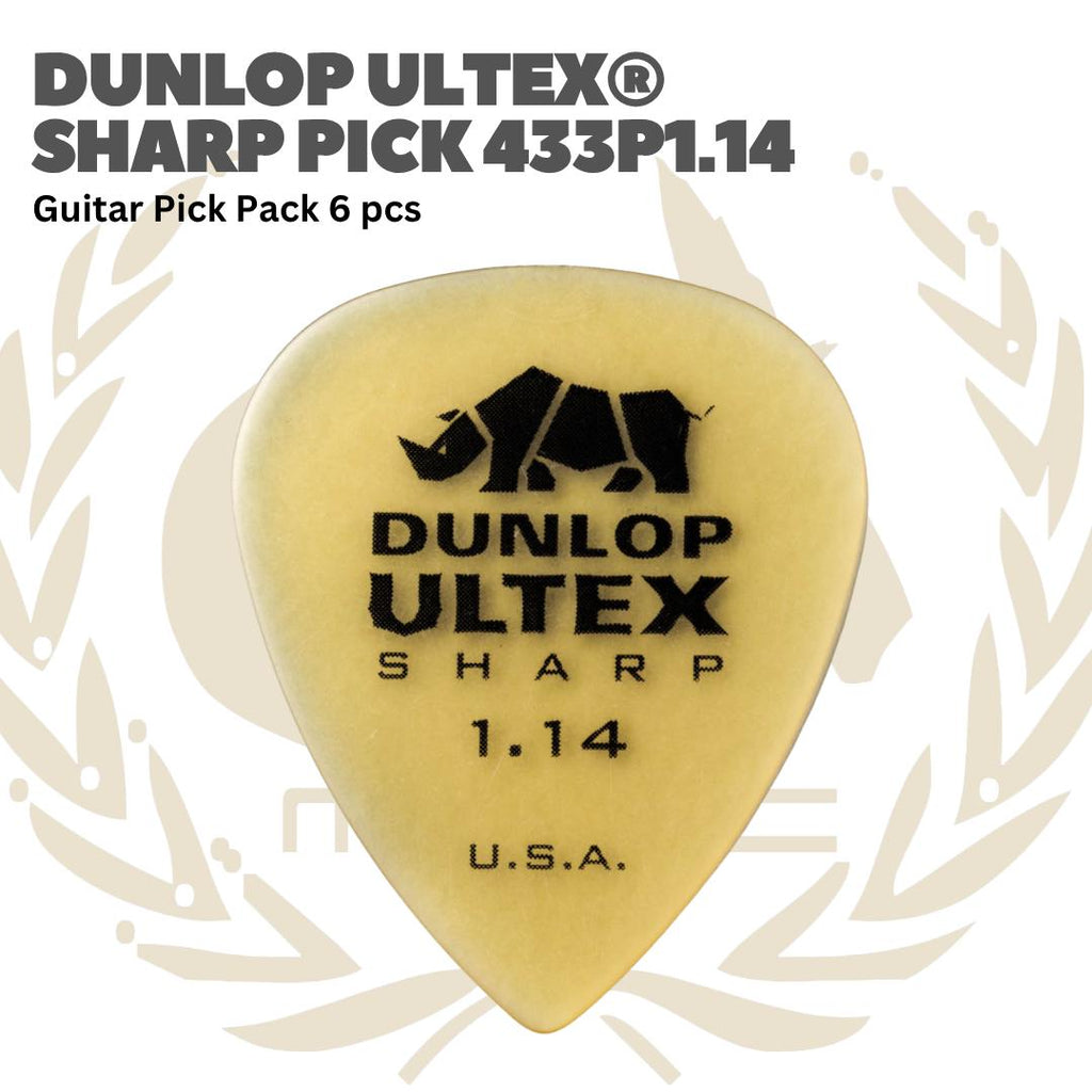 Dunlop Ultex Sharp Guitar Pick Pack 6 pcs - Pick Gitar