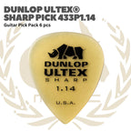 Dunlop Ultex Sharp Guitar Pick Pack 6 pcs - Pick Gitar