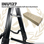 Stand Gitar Lipat Foldable Guitar Soft Arm Aluminium INU127 - Stand Lipat Gitar Bass INU-127