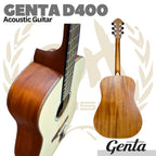 GENTA D400 Acoustic Guitar | Gitar Akustik