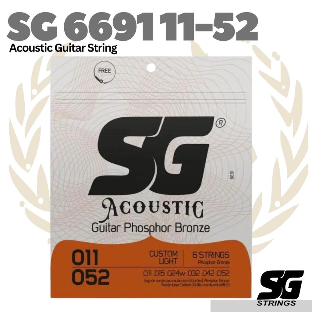 SG String 6691 Acoustic Guitar String 11-52 - Senar Gitar Akustik