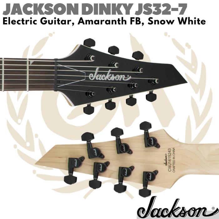 JACKSON DINKY JS32-7 DKA 7 Strings Guitar, Amaranth FB | Gitar Listrik
