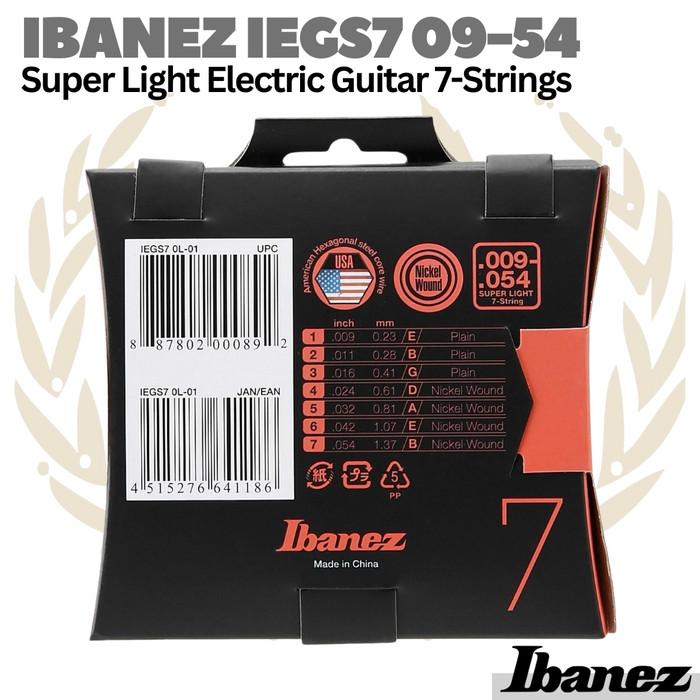 IBANEZ IEGS7 09-54 Super Light Electric Guitar 7-Strings | Senar Gitar
