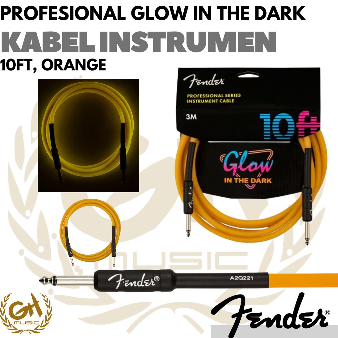 Fender Professional Series Glow in the Dark Instrument Cable - KABEL