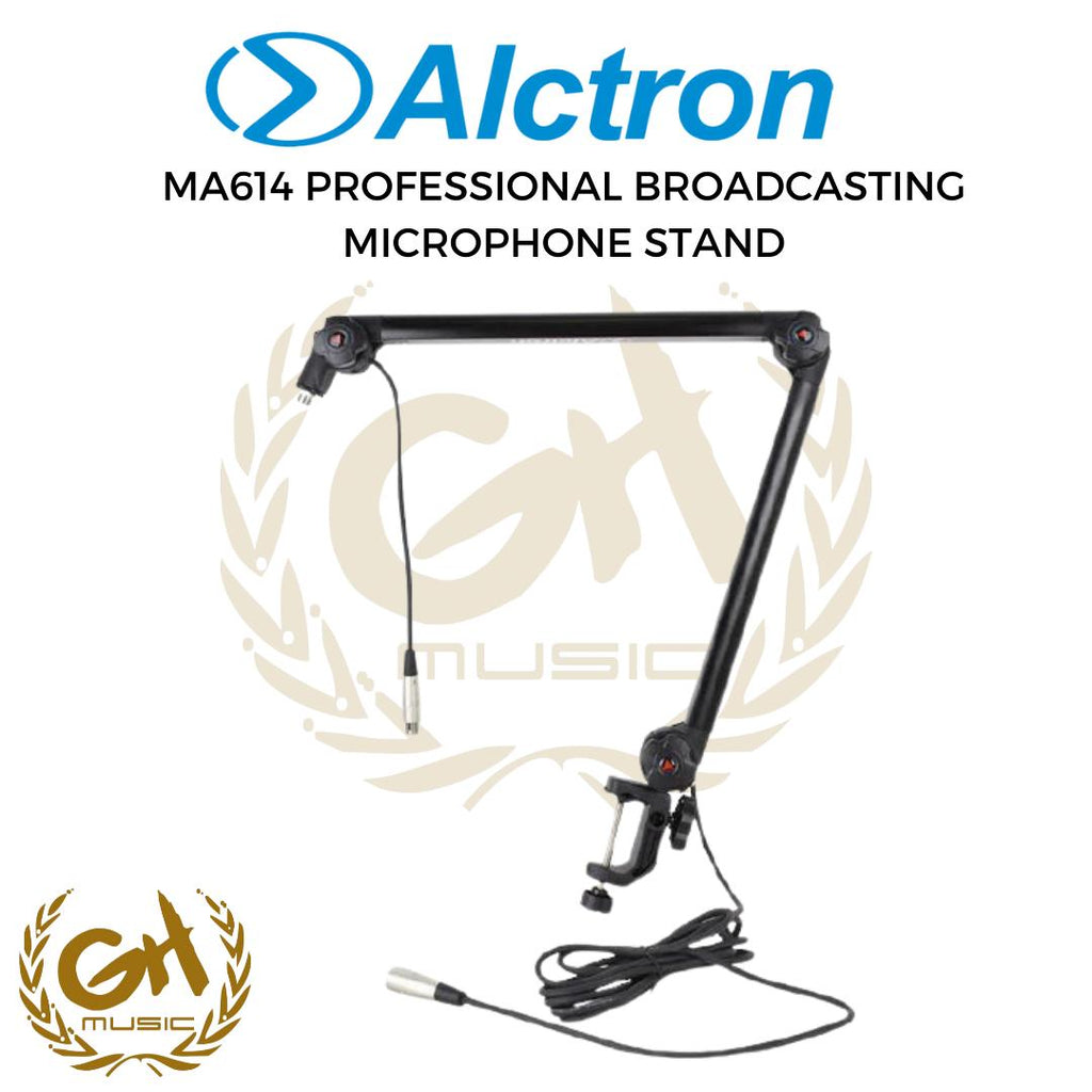 ALCTRON MA614 PRO BROADCAST PODCAST RECORDING MICROPHONE ARM STAND
