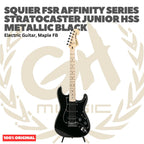 Squier FSR Affinity Series Stratocaster Junior HSS Electric Guitar - Gitar Listrik Elektrik Original Asli