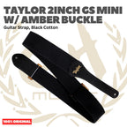 Taylor 2Inch GS Mini Guitar Strap w/Amber Buckle - Strap Gitar