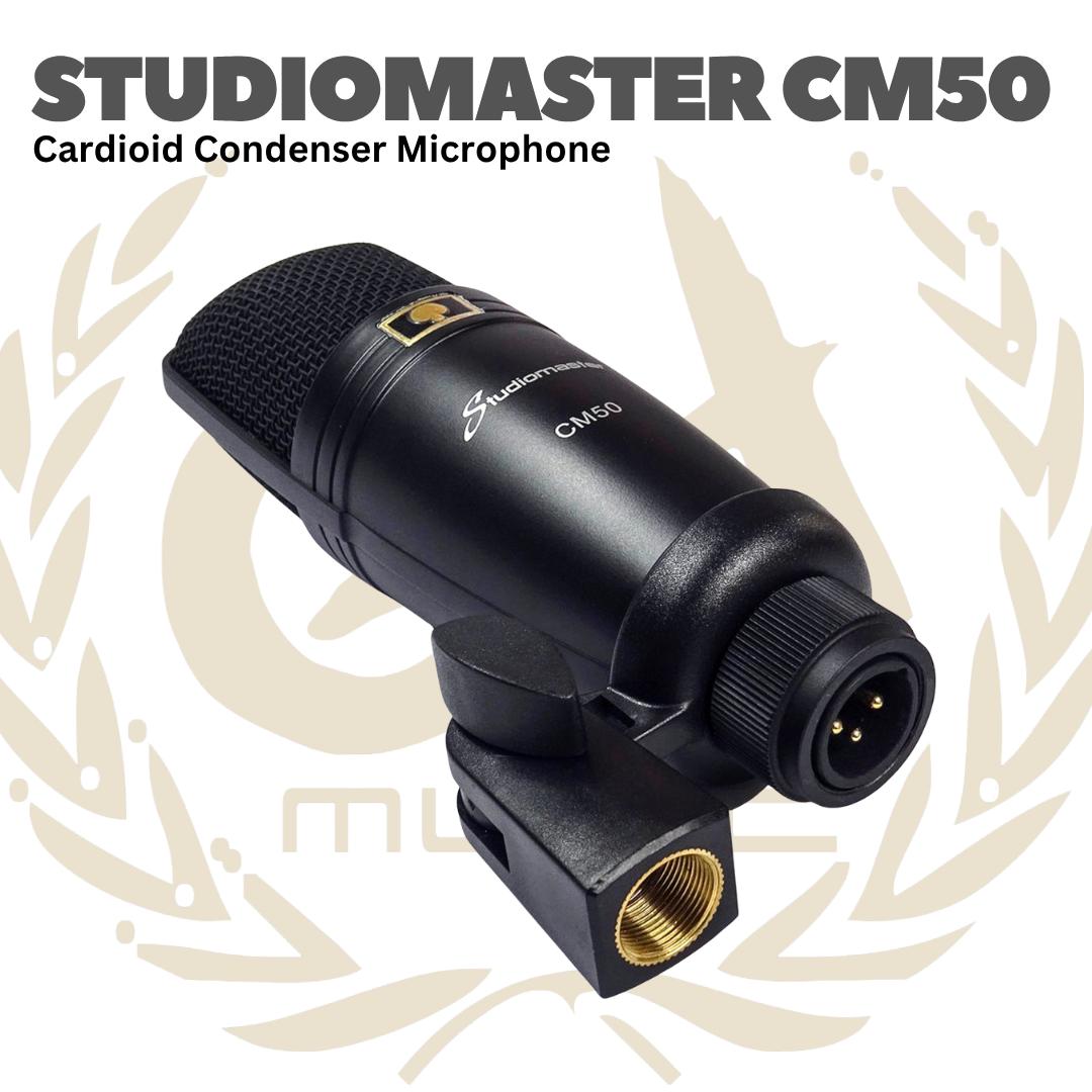 CM50 Mikrofon Kondenser Cardioid - CM 50 Mic Studio Master CM-50 Mik Kondenser Mikrofon Original