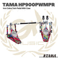 TAMA HP900PWMPR Limited Iron Cobra 900 Marble Psycedelic Rainbow Power Glide Twin Pedal w/Case - Double Pedam Drum HP900
