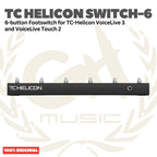 TC Helicon SWITCH-6 Footswitch Accessory Pedal for Expanded Effects Audio Control