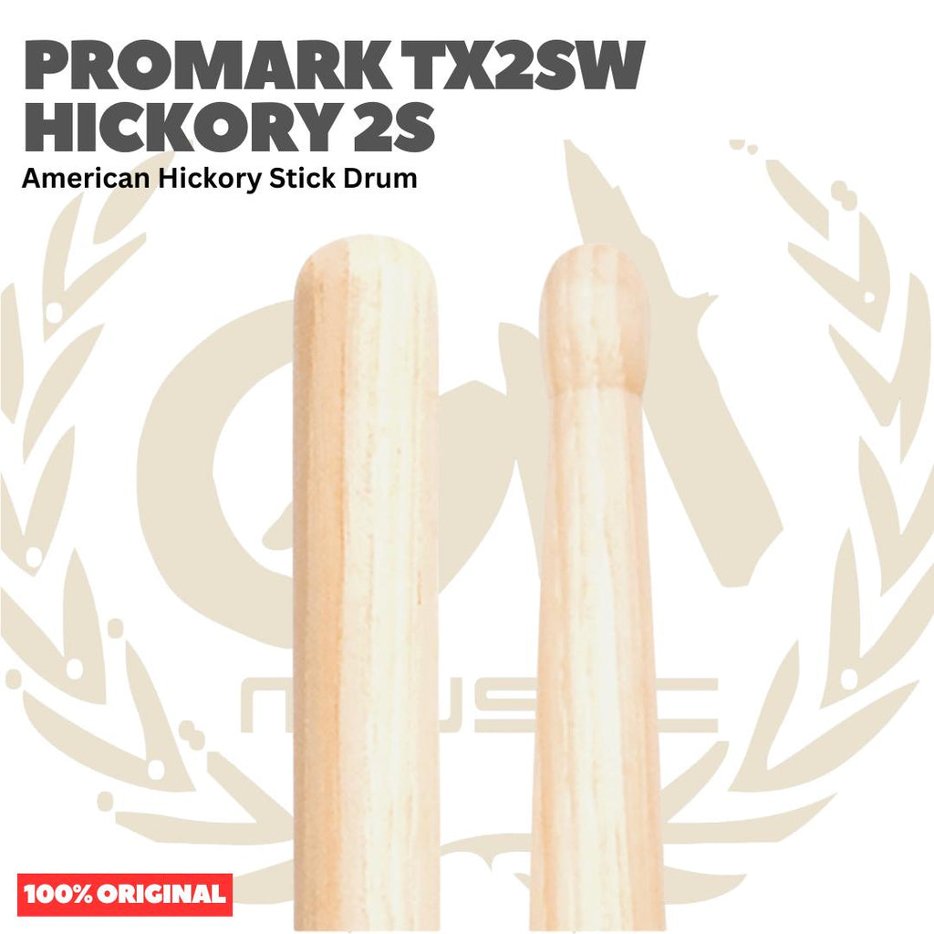 PROMARK TX2SW American Hickory Stick Drum - Stik Drum 2S Original Asli