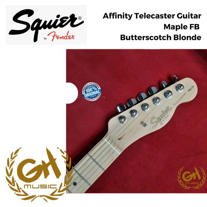 Squier Affinity Telecaster Electric Guitar, Maple FB - Gitar Elektrik