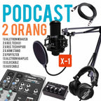 PODCAST LENGKAP 2 ORANG ALCTRON MX4USB + RT HP100 + MICROPHONE
