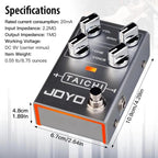 JOYO R-02 TAICHI Low Gain Overdrive Guitar Effect Pedal - Efek Gitar