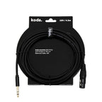 koda essential KBCXTF XLR Female to TRS 1/4 inch Balanced Cable - Kabel TRS XLR