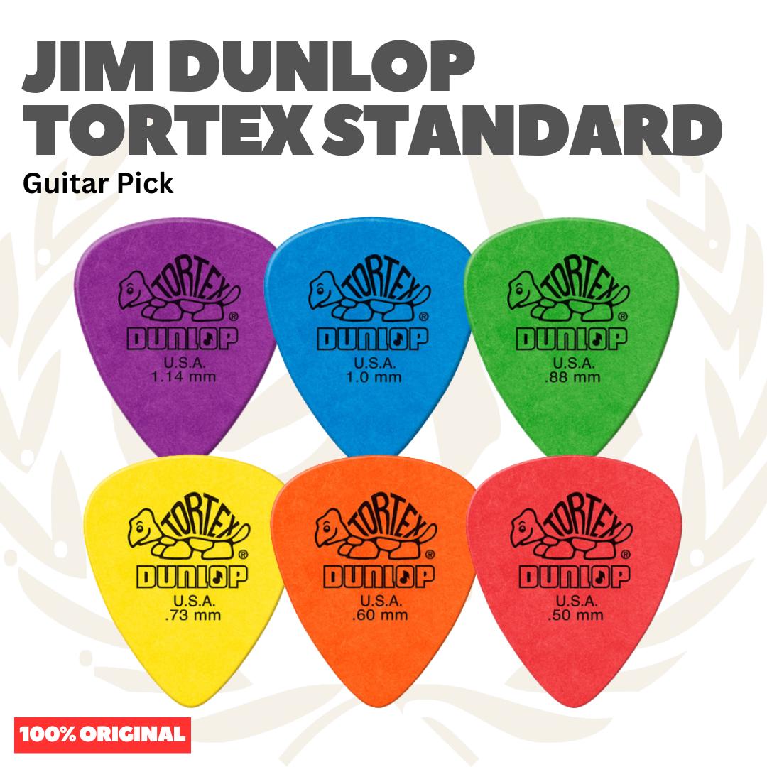 JIM DUNLOP TORTEX STANDARD PICK | Pik STD Gitar Bass isi 12