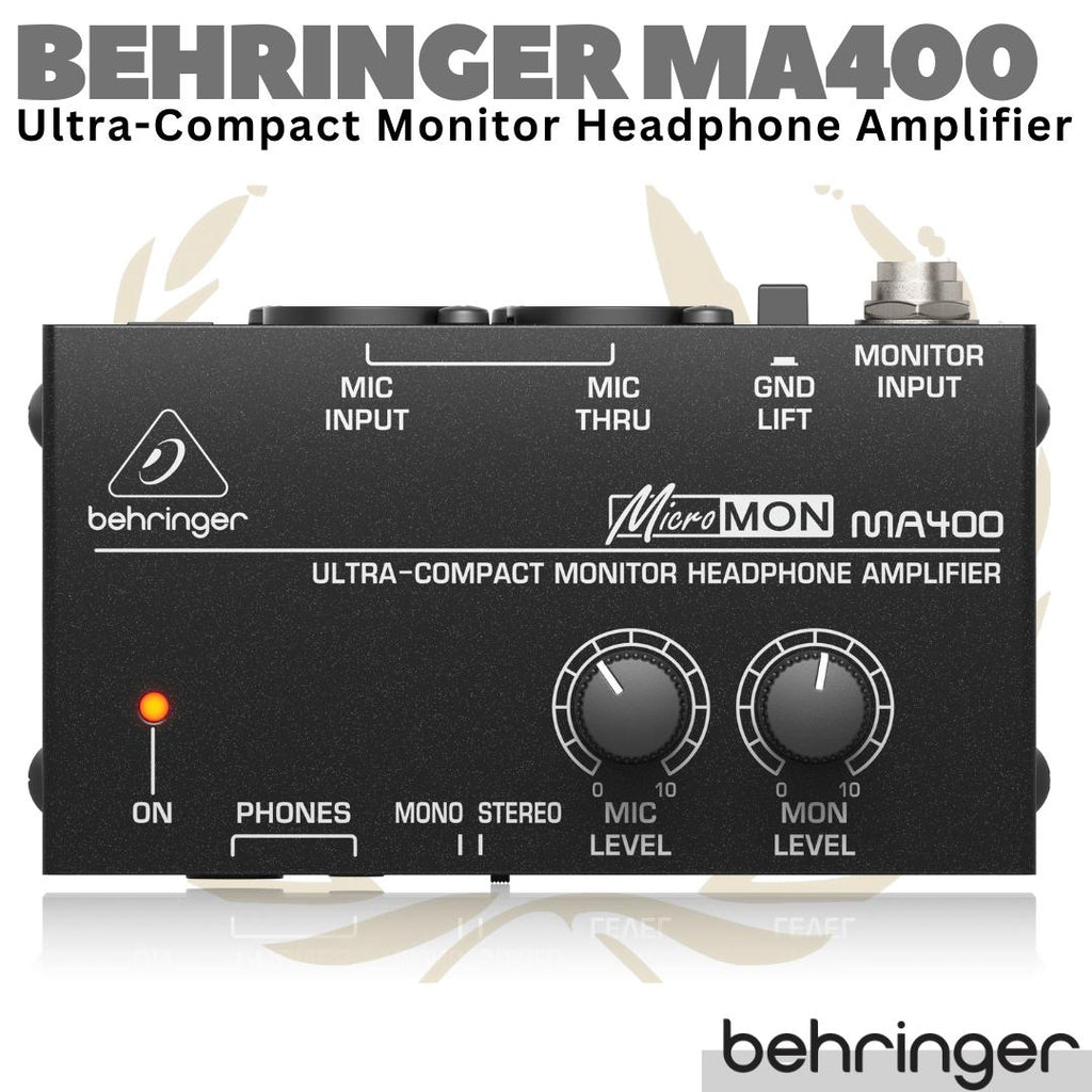 BEHRINGER MICROMON MA400 Ultra Compact Monitor Headphone Amplifier