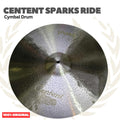 Centent Sparks Ride 20 inch Cymbal Drum - Simbal Drum
