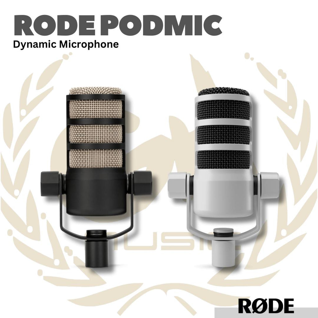Rode PodMic Dynamic Microphone - Mic Podcast Livestreaming Dinamik Pod Mic Rode