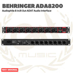BEHRINGER ADA8200 ADA 8200 Audio Interface with Midas Mic Preamps