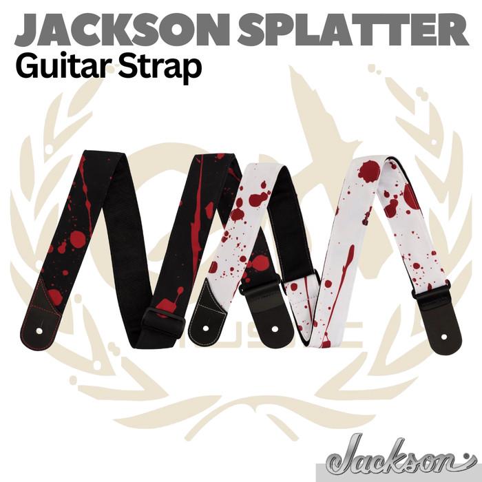 JACKSON SPLATTER Guitar Bass Strap | Strep Gitar