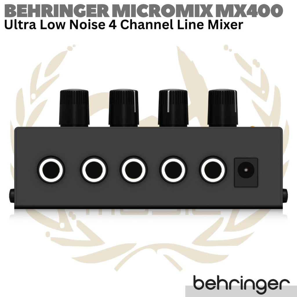 BEHRINGER MICROMIX MX400 4 Channel Line Mixer | Mini Compact Portable
