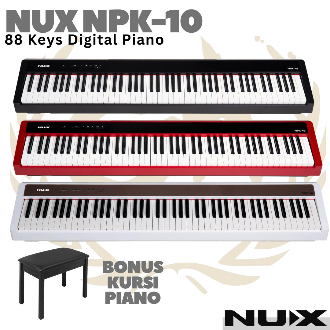 NUX NPK10 88 Keys Digital Piano Hammer Action | Keyboard NPK-10