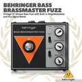BEHRINGER BASS BRASSMASTER FUZZ VINTAGE 72" OCTAVE BASS FUZZ EFFECT - BRASS-MASTER FUZZ EFEK GITAR BASS MODULATOR BASS BRASSMASTER FUZZ