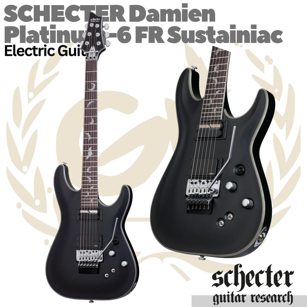 SCHECTER DAMIEN PLATINUM 6 FR S Sustainiac Electric Guitar | Gitar