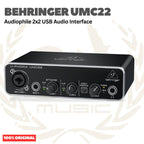 BEHRINGER UMC22 SOUNDCARD AUDIO INTERFACE
