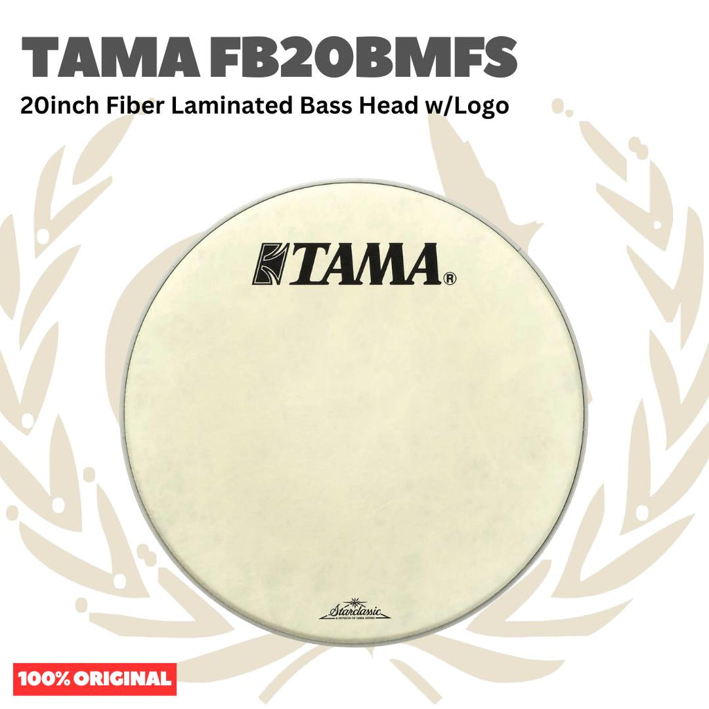 TAMA FB-BMFS Fiber Laminated Bass Head w/Logo - Membran Bass Drum