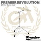 Premier Revolution 20" Ride Cymbal and Boom Stand Expansion Pack