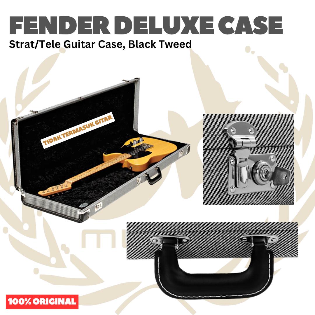 Fender Deluxe Strat/Tele Guitar Case - Hardcase Gitar Listrik Elektrik