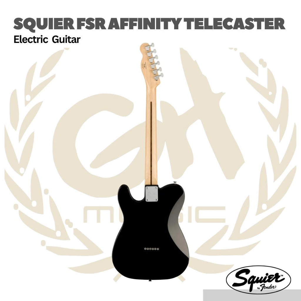 Squier FSR Affinity Series Telecaster Electric Guitar w/Tortoiseshell Pickguard, Laurel FB - Gitar Elektrik