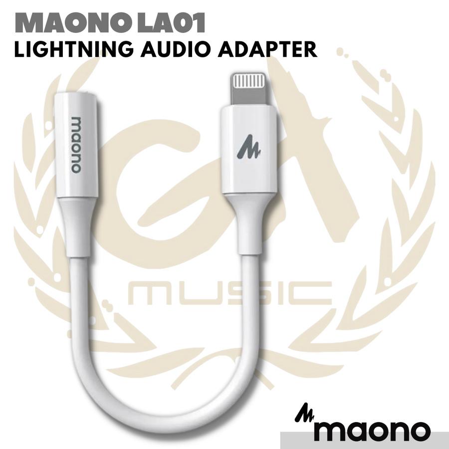MAONO LA01 USB Lightning TRRS Audio Adapter for Iphone | Converter