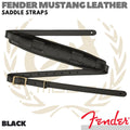 FENDER Mustang Leather Saddle Guitar Strap | Tali Gitar - STANDART