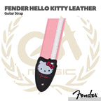 Fender Hello Kitty Leather Guitar Strap - Strep Gitar