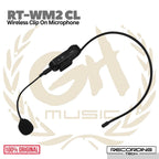 Recording Tech RT-HH-WM2 CL / RT HH WM2 CL Wireless Clip on Microphone | Mic Jepit Imam Ibadah Olah Raga Senam Outdoor Bando