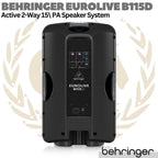 BEHRINGER EUROLIVE B115D Active 2 Way 15" PA Speaker System | Aktif