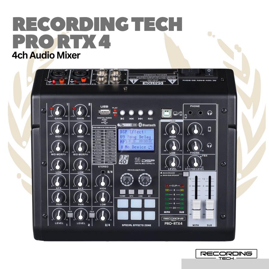 Recording Tech Pro RTX4 4-Channel Audio Mixer