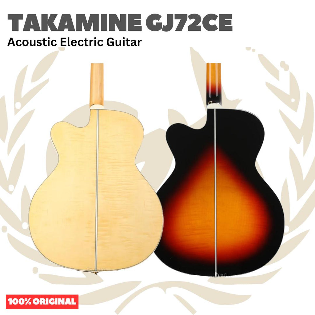 TAKAMINE GJ72CE Acoustic Electric Guitar - Gitar Akustik Listrik Elektrik dengan Preamp GJ72 CE Original Asli